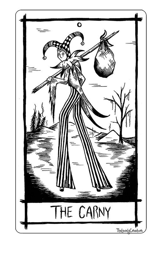 Nick Cave inspired tarot cards