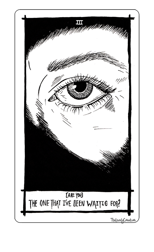 Nick Cave inspired tarot cards