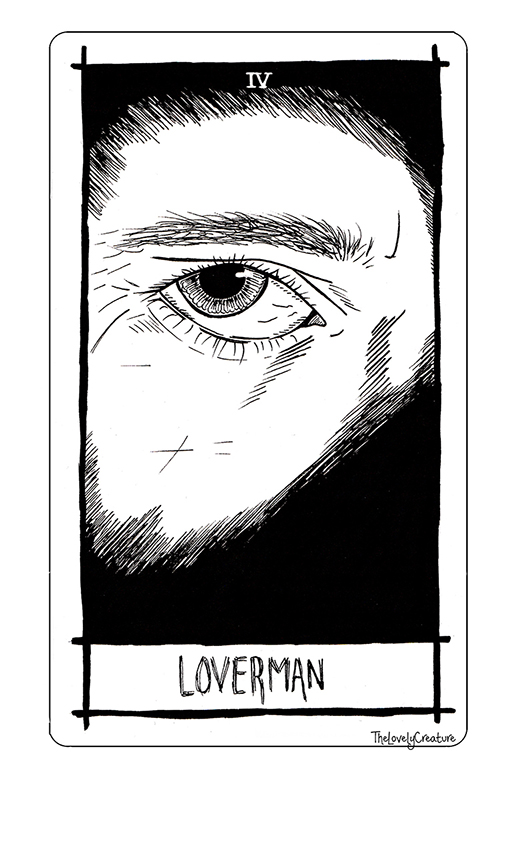 Nick Cave inspired tarot cards