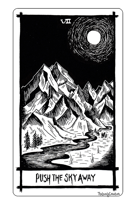 Nick Cave inspired tarot cards
