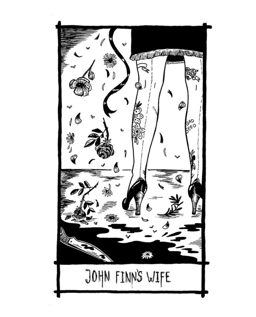 thelovelycreature-pernille-gregersen-lovely-creature-nick-cave-tarot-card-john-fins-wife