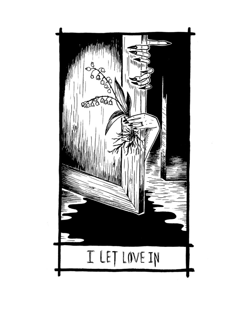 thelovelycreature-pernille-gregersen-lovely-creature-nick-cave-tarot-card-john-fins-wife