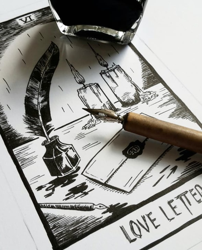 thelovelycreature-pernille-gregersen-lovely-creature-nick-cave-tarot-card-love-letter